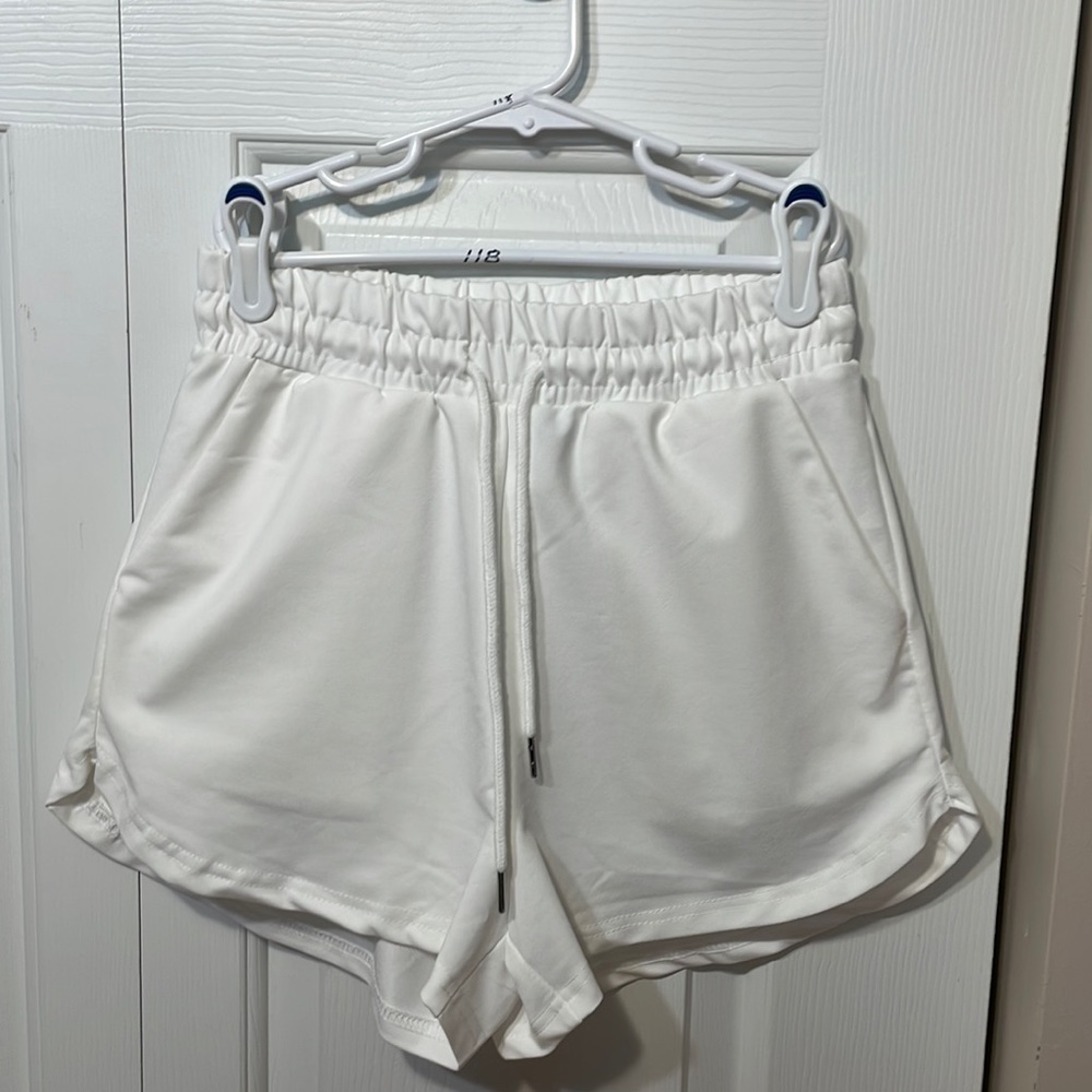 white shorts